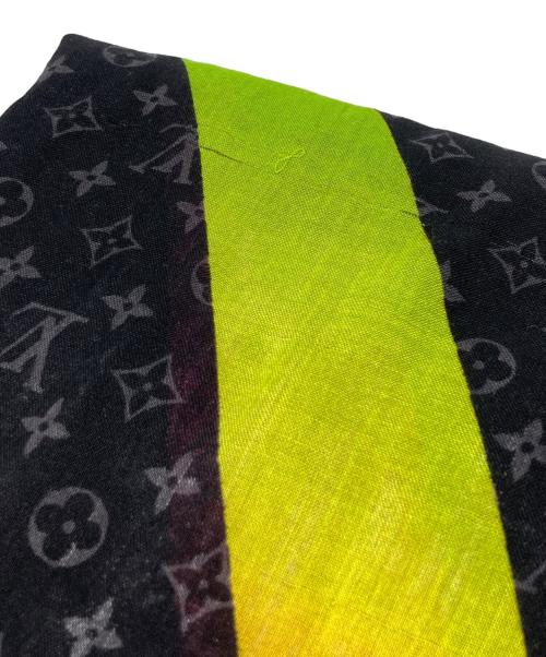 LOUIS VUITTON（ルイ ヴィトン）LOUIS VUITTON (ルイ ヴィトン) カシミヤシルクカーフ ブラックの古着・服飾アイテム