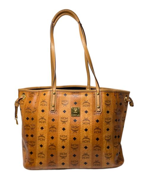 MCM（エムシーエム）MCM (エムシーエム) リバーシブルトートバッグ ブラウンの古着・服飾アイテム
