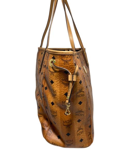 MCM（エムシーエム）MCM (エムシーエム) リバーシブルトートバッグ ブラウンの古着・服飾アイテム