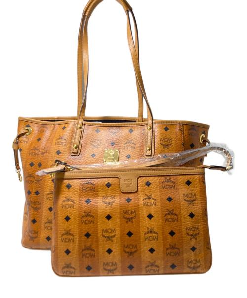 MCM（エムシーエム）MCM (エムシーエム) リバーシブルトートバッグ ブラウンの古着・服飾アイテム