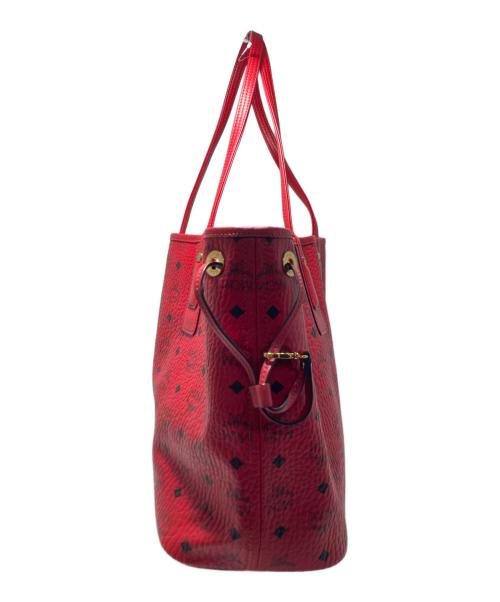MCM（エムシーエム）MCM (エムシーエム) リバーシブルトートバッグ レッドの古着・服飾アイテム
