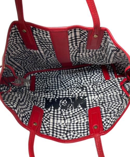 MCM（エムシーエム）MCM (エムシーエム) リバーシブルトートバッグ レッドの古着・服飾アイテム