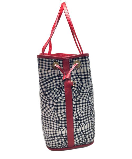 MCM（エムシーエム）MCM (エムシーエム) リバーシブルトートバッグ レッドの古着・服飾アイテム