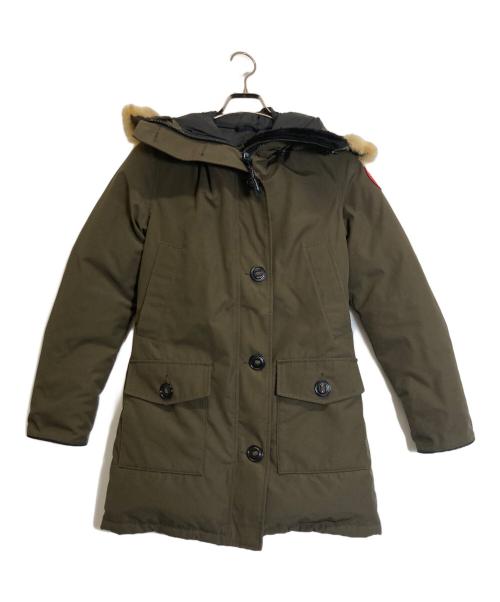 CANADA GOOSE（カナダグース）CANADA GOOSE (カナダグース) BRONTE PARKA グリーン サイズ:Mの古着・服飾アイテム