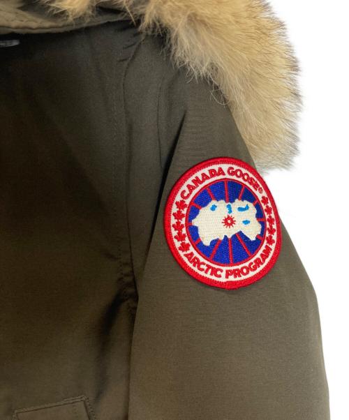 CANADA GOOSE（カナダグース）CANADA GOOSE (カナダグース) BRONTE PARKA グリーン サイズ:Mの古着・服飾アイテム