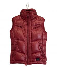 DIESEL（ディーゼル）の古着「中綿ベスト」｜レッド