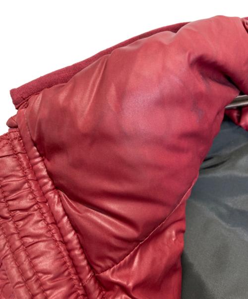 DIESEL（ディーゼル）DIESEL (ディーゼル) 中綿ベスト レッド サイズ:Sの古着・服飾アイテム