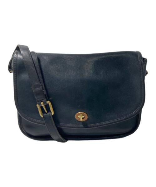 COACH（コーチ）COACH (コーチ) ターンロックショルダーバック ブラックの古着・服飾アイテム