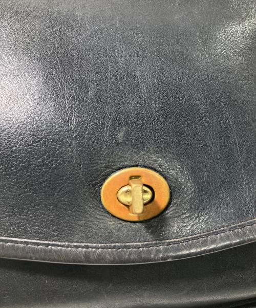 COACH（コーチ）COACH (コーチ) ターンロックショルダーバック ブラックの古着・服飾アイテム