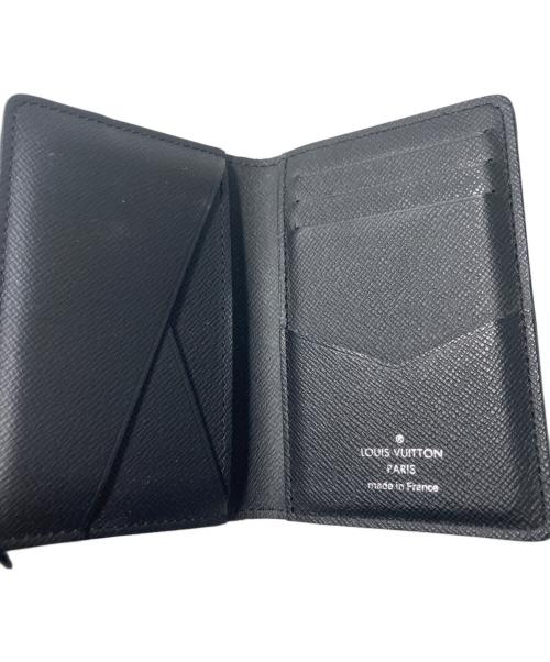 LOUIS VUITTON（ルイ ヴィトン）LOUIS VUITTON (ルイ ヴィトン) 2つ折りカードケース ブラックの古着・服飾アイテム