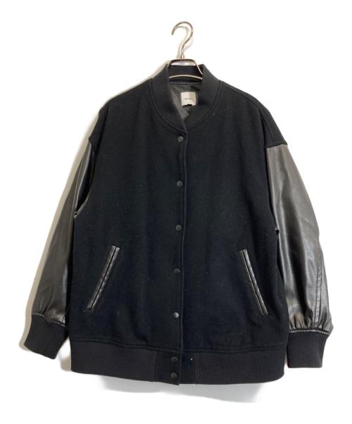 Spick and Span（スピック＆スパン）Spick and Span (スピック＆スパン) スタジアムジャンパー ブラック サイズ:38の古着・服飾アイテム