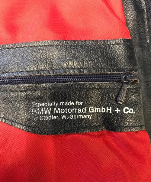 BMW（ビーエムダブリュー）BMW (ビーエムダブリュー) レザージャケット ネイビー サイズ:表記なしの古着・服飾アイテム