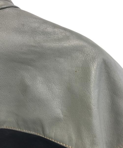 BMW（ビーエムダブリュー）BMW (ビーエムダブリュー) レザージャケット ネイビー サイズ:表記なしの古着・服飾アイテム