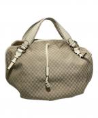 CELINEセリーヌ）の古着「マカダム柄トートバック」｜ホワイト