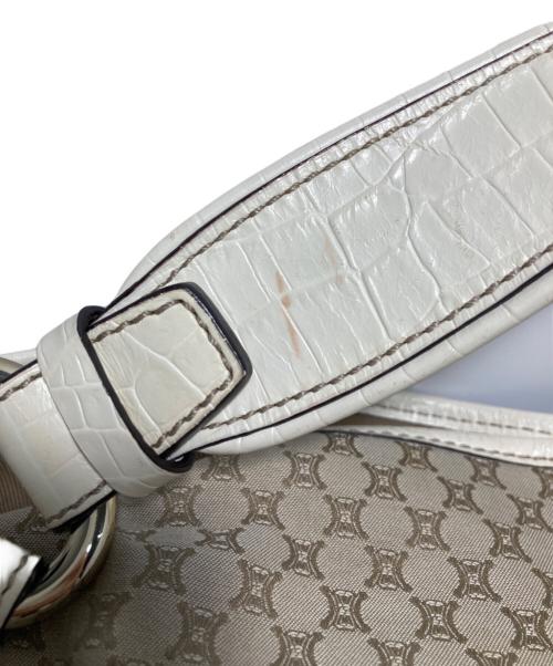 CELINE（セリーヌ）CELINE (セリーヌ) マカダム柄トートバック ホワイトの古着・服飾アイテム