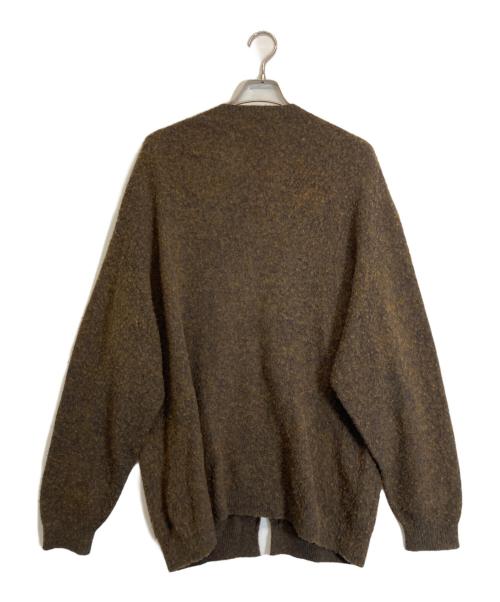 confect（コンフェクト）CONFECT (コンフェクト) ジップカーディガン ブラウン サイズ:Fの古着・服飾アイテム