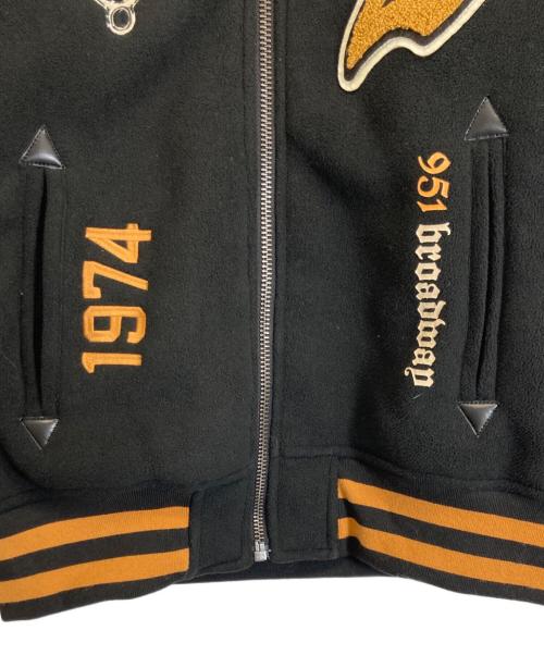 VANSON（バンソン）VANSON (バンソン) ボンディングスタジャン ブラック サイズ:Mの古着・服飾アイテム