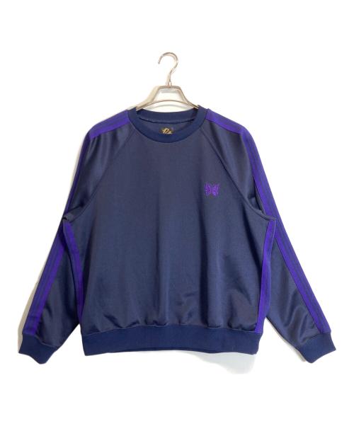 Needles（ニードルズ）Needles (ニードルズ) Track Crew Neck Shirt（トラッククルーネックシャツ） パープル サイズ:Mの古着・服飾アイテム
