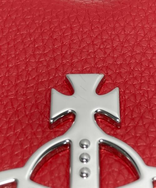 Vivienne Westwood（ヴィヴィアンウエストウッド）Vivienne Westwood (ヴィヴィアンウエストウッド) ハート型ショルダーバッグ レッドの古着・服飾アイテム