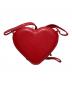 Vivienne Westwood (ヴィヴィアンウエストウッド) ハート型ショルダーバッグ レッド：20000円