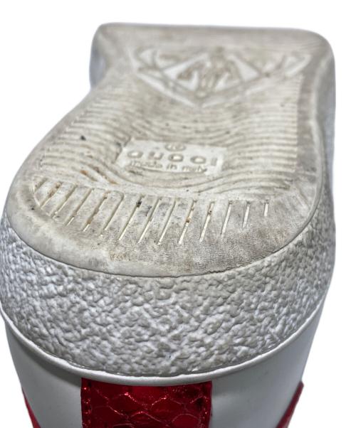 GUCCI（グッチ）GUCCI (グッチ) エンブロイダリースニーカー ホワイト サイズ:23.5の古着・服飾アイテム