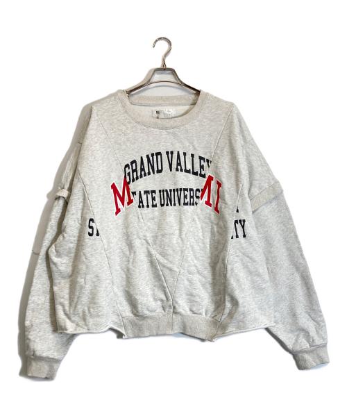 DISCOVERED（ディスカバード）DISCOVERED (ディスカバード) リメイクスウェット ライトグレー サイズ:表記無しの古着・服飾アイテム