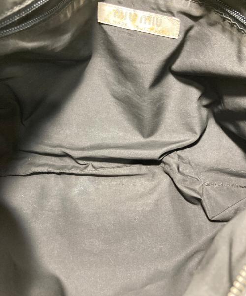 MIU MIU（ミュウミュウ）MIU MIU (ミュウミュウ) ハンドバッグ ブラックの古着・服飾アイテム