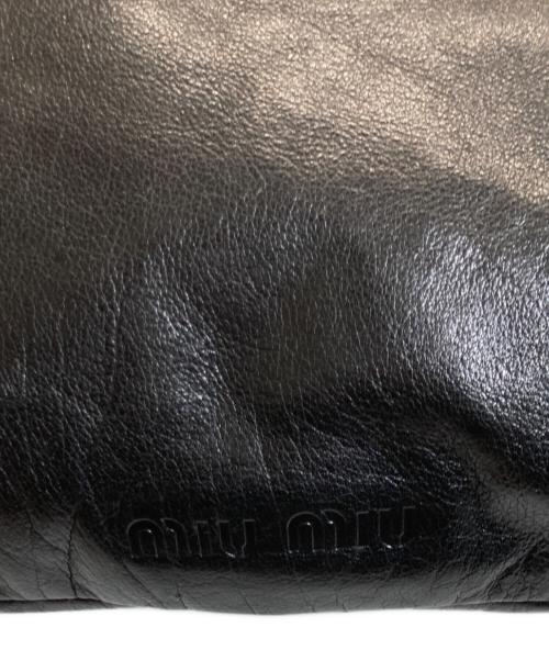 MIU MIU（ミュウミュウ）MIU MIU (ミュウミュウ) ハンドバッグ ブラックの古着・服飾アイテム