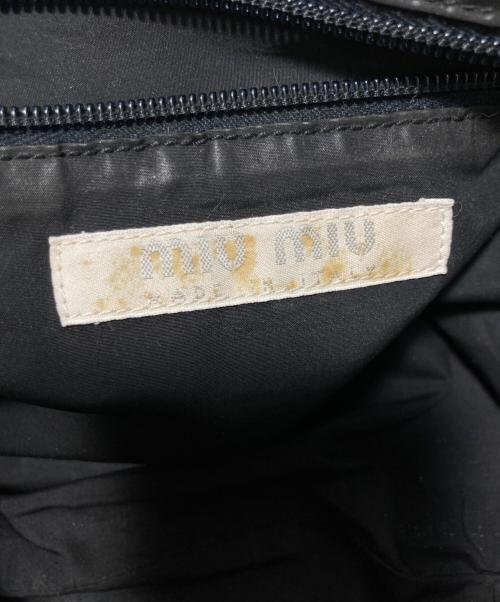 MIU MIU（ミュウミュウ）MIU MIU (ミュウミュウ) ハンドバッグ ブラックの古着・服飾アイテム