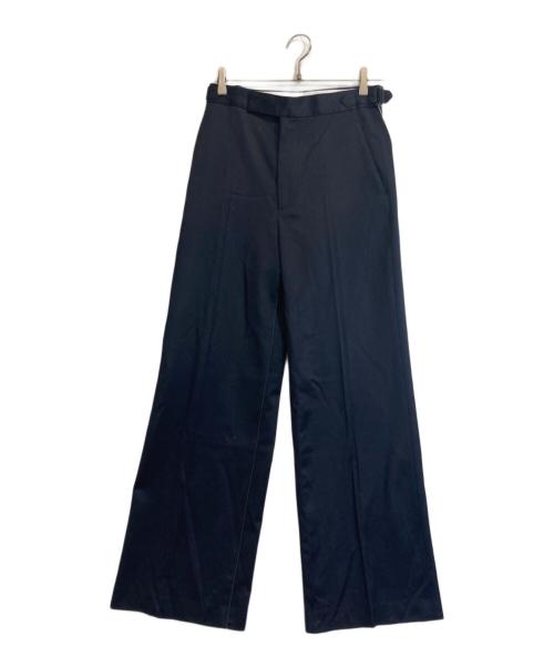 IRENE（アイレネ）IRENE (アイレネ) Wool Satin Straight Pants ブラック サイズ:38の古着・服飾アイテム