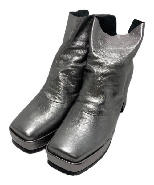 MANA（マナ）MANA (マナ) ブーツ シルバー サイズ:２４．5の古着・服飾アイテム