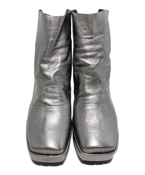 MANA（マナ）MANA (マナ) ブーツ シルバー サイズ:２４．5の古着・服飾アイテム