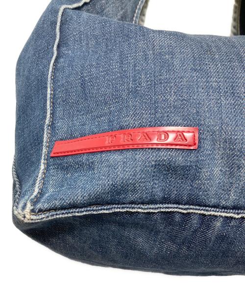 PRADA（プラダ）PRADA (プラダ) デニムハンドバッグ インディゴの古着・服飾アイテム