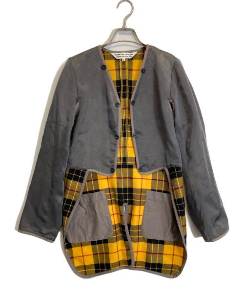 COMME des GARCONS COMME des GARCONS（コムデギャルソン コムデギャルソン）COMME des GARCONS COMME des GARCONS (コムデギャルソン コムデギャルソン) ライナーデザインジャケット グレー サイズ:Sの古着・服飾アイテム