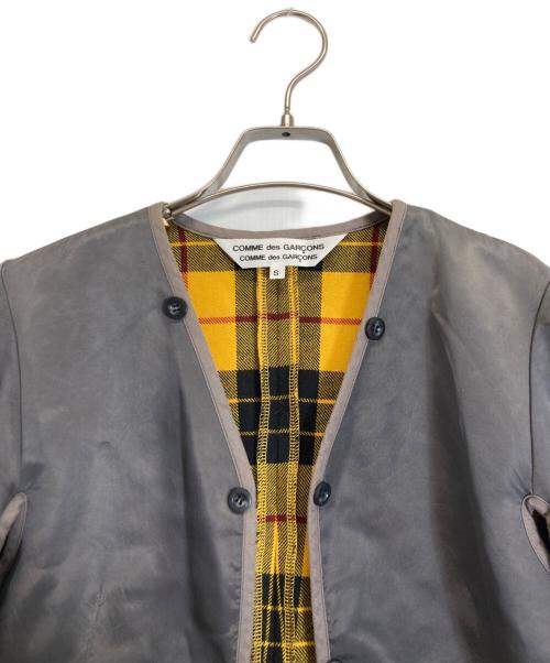 COMME des GARCONS COMME des GARCONS（コムデギャルソン コムデギャルソン）COMME des GARCONS COMME des GARCONS (コムデギャルソン コムデギャルソン) ライナーデザインジャケット グレー サイズ:Sの古着・服飾アイテム