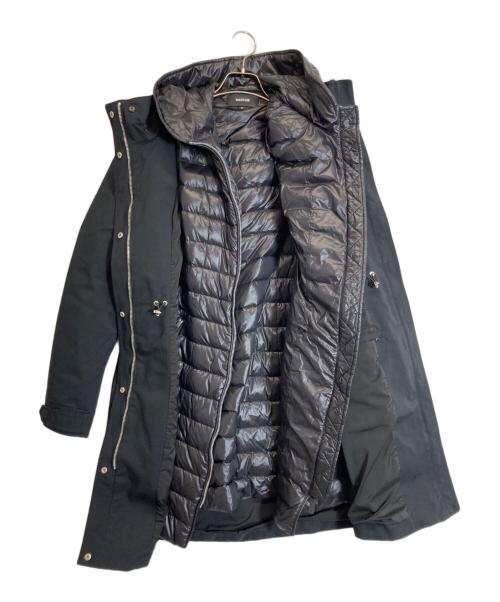 mackage（マッカージュ）mackage (マッカージュ) フードライト3WAYダウンコート ブラック サイズ:Sの古着・服飾アイテム
