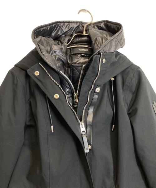 mackage（マッカージュ）mackage (マッカージュ) フードライト3WAYダウンコート ブラック サイズ:Sの古着・服飾アイテム