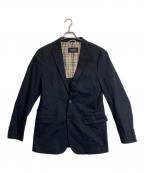 BURBERRY BLACK LABELバーバリーブラックレーベル）の古着「テーラードジャケット」｜ブラック