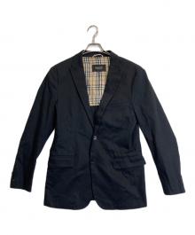 BURBERRY BLACK LABEL（バーバリーブラックレーベル）の古着「テーラードジャケット」｜ブラック