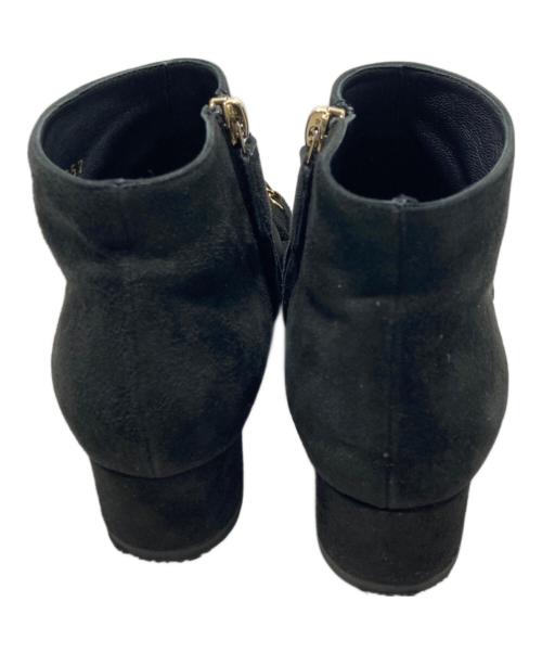 CHANEL（シャネル）CHANEL (シャネル) ココマークチェーンショートブーツ ブラック サイズ:35の古着・服飾アイテム