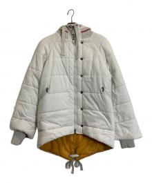 DIESEL（ディーゼル）の古着「フード付きダウンジャケット」｜ホワイト