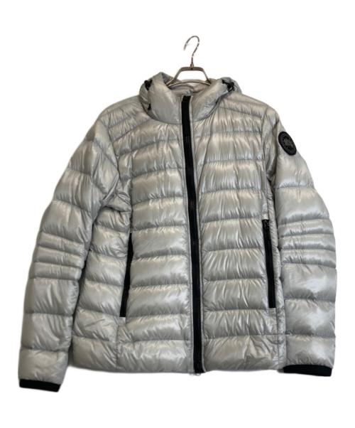 CANADA GOOSE（カナダグース）CANADA GOOSE (カナダグース) CROFTON HOODY ジャケット シルバー サイズ:Mの古着・服飾アイテム