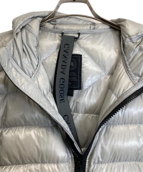 CANADA GOOSE（カナダグース）CANADA GOOSE (カナダグース) CROFTON HOODY ジャケット シルバー サイズ:Mの古着・服飾アイテム