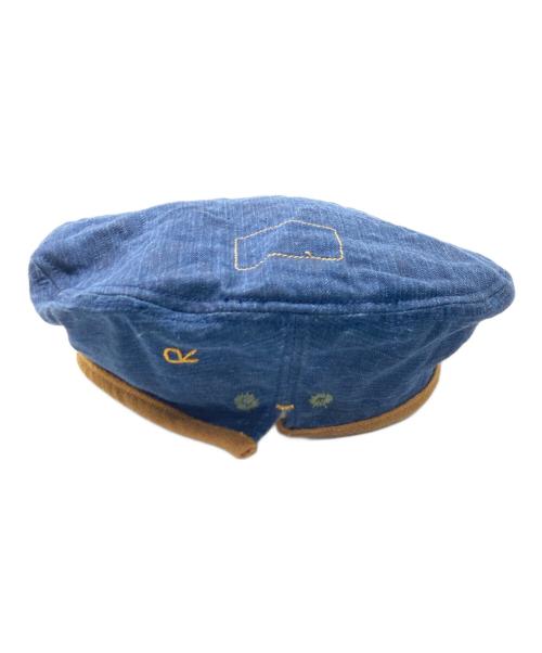45R（フォーティファイブ・アール）45R (フォーティファイブ・アール) リネンベレー帽 ネイビーの古着・服飾アイテム
