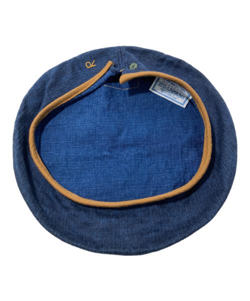 45R（フォーティファイブ・アール）45R (フォーティファイブ・アール) リネンベレー帽 ネイビーの古着・服飾アイテム