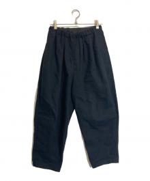KAGURE（カグレ）の古着「リネンコットンサルエルパンツ」｜ブラック