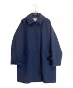 FRAMeWORKフレームワーク）の古着「ラムウールMIXシャルムバルカラーコート」｜ネイビー