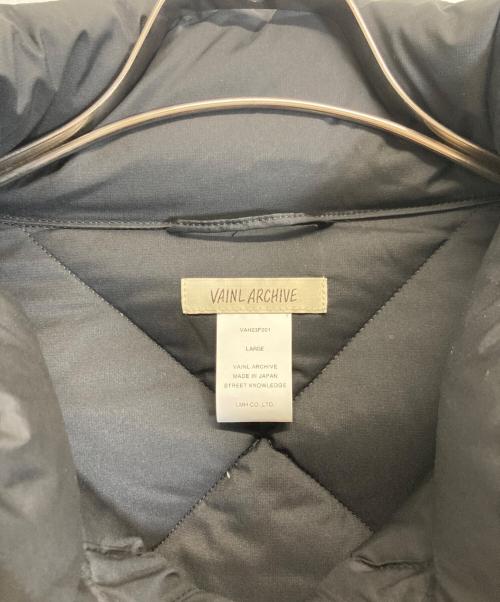 vainl archive（ヴァイナルアーカイブ）VAINL ARCHIVE (ヴァイナルアーカイブ) ダウンジャケット ブラック サイズ:Lの古着・服飾アイテム