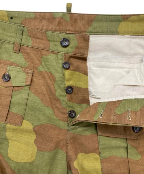 DSQUARED2（ディースクエアード）DSQUARED2 (ディースクエアード) 迷彩パンツ ブラウン サイズ:46の古着・服飾アイテム