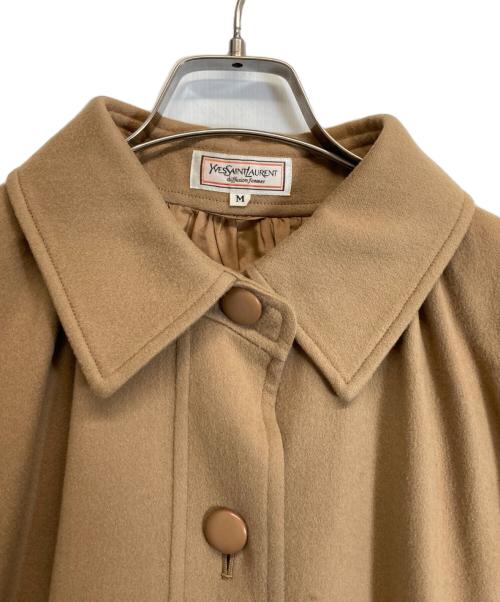 Yves Saint Laurent（イヴサンローラン）Yves Saint Laurent (イヴサンローラン) ウールコート ベージュ サイズ:Mの古着・服飾アイテム